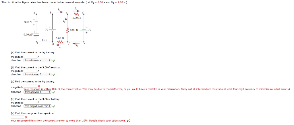 Solved The Circuit In The Figure Below Has Been Connected Chegg