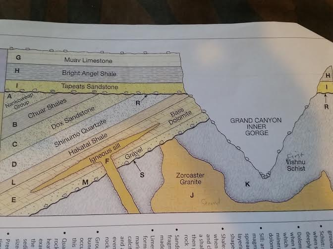 Write The Geologic History Of The Area From The Chegg