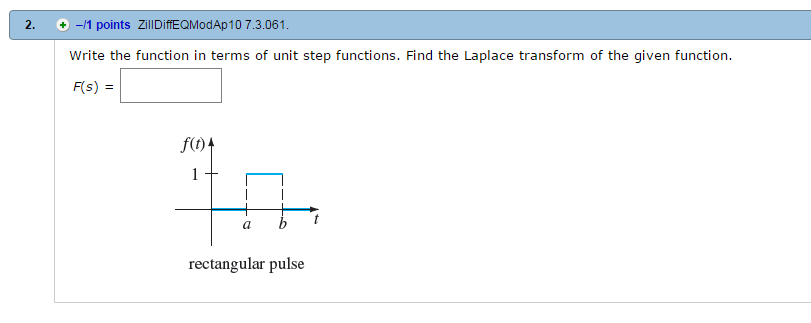 Solved Write The Function In Terms Of Unit Step Functions Chegg