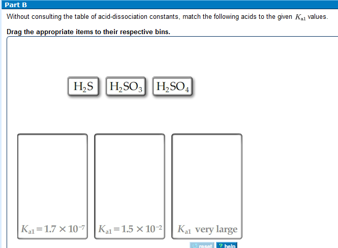 Solved Without Consulting The Table Of Acid Dissociation Chegg