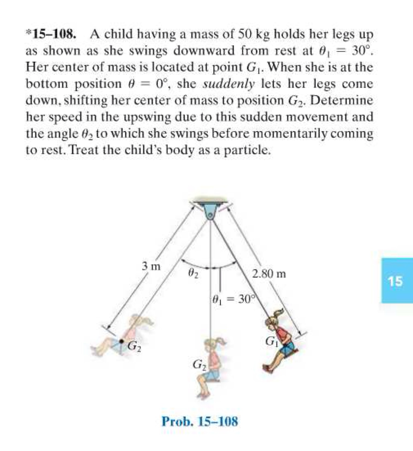 Solved A Child Having A Mass Of 50 Kg Holds Her Legs Up A...
