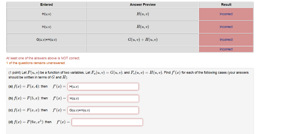 Solved Let F U V Be A Function Of Two Variables Let F Chegg Com