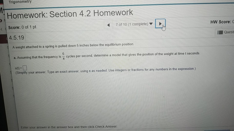 Trigonometry solver step by step picture