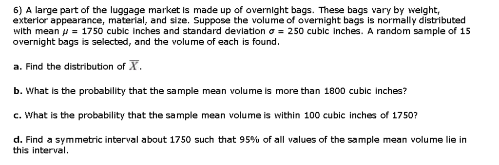 luggage size volume