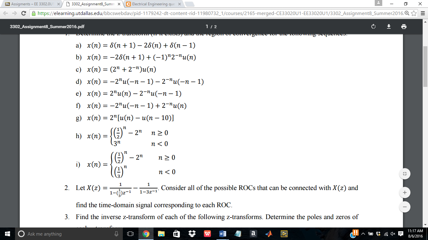 Solved D Assigments Ee 3302 0u 3302 Assignment8 Summe Chegg Com