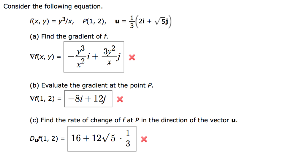 Solved Consider The Following Equation F X Y Y 3 X Chegg Com