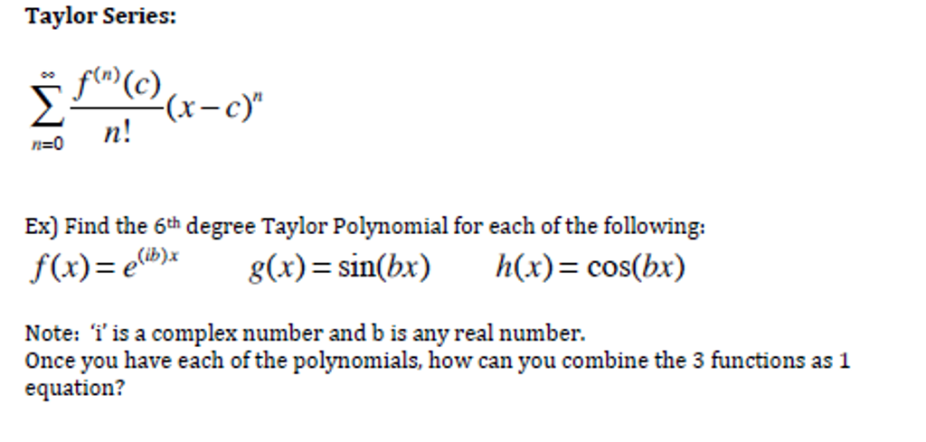 Solved Summation N 0 To Infinity F N C N X C N Chegg Com