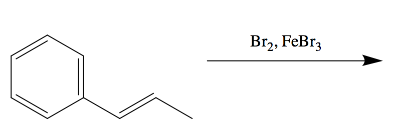 Этилбензол +2 br2 febr3. Толуол+br2 в присутствии febr3. Стирол br2 Fe. Этилбензол br2 febr3.
