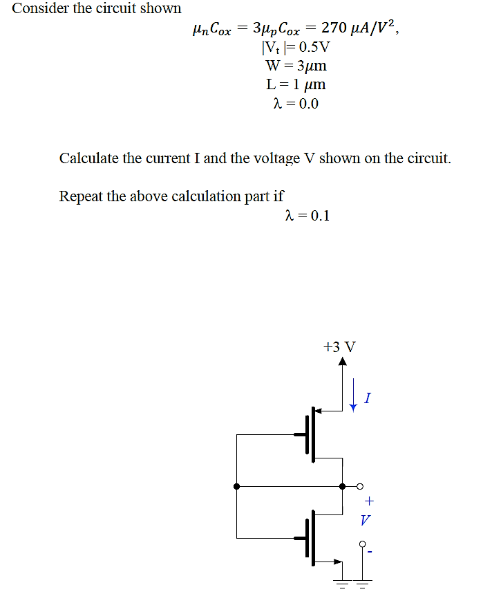 Solved Consider The Circuit Shown M Co 3ppco 270 Ma V2 Chegg Com