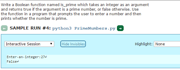 Write A Boolean Function Named Is Prime Which Takes Chegg 