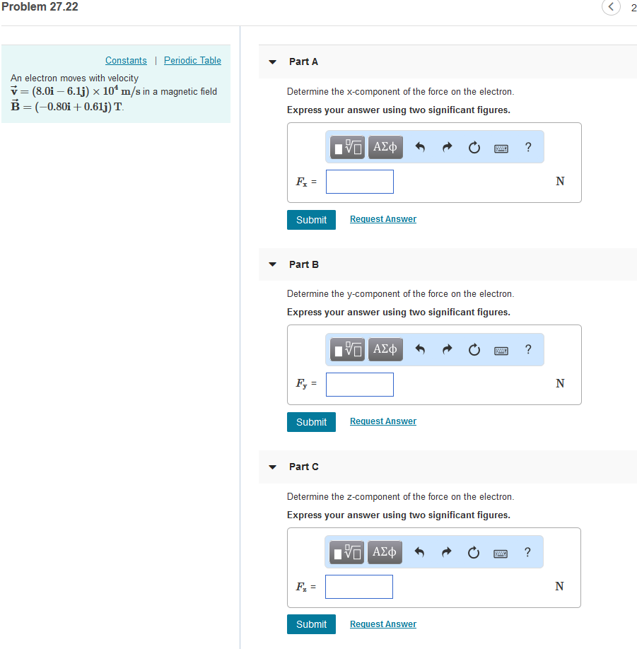 Solved Problem 27 22 Constants Periodic Table Part A An E Chegg Com