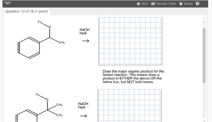 Solved Below Are Two Elimination Reactions And One Will Chegg Com