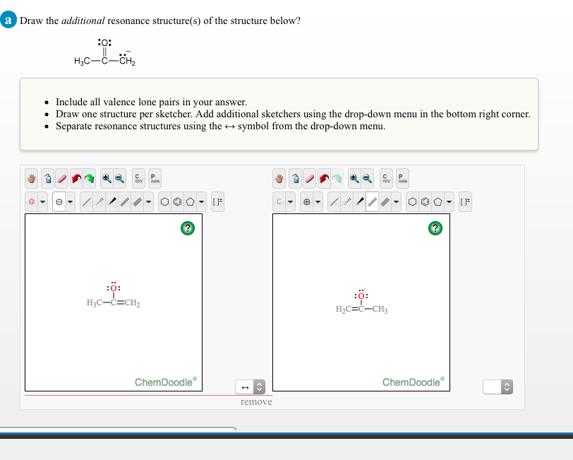 Draw The Additional Resonance Structure S Of The Chegg 