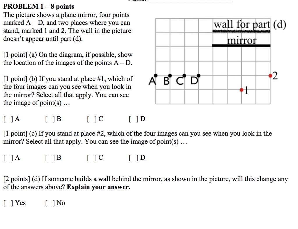 Solved PROBLEM 1 - 8 points The picture shows a plane | Chegg.com