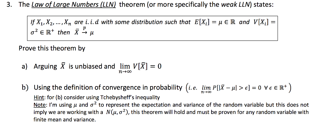 probability - Proof explanation - weak law of large numbers