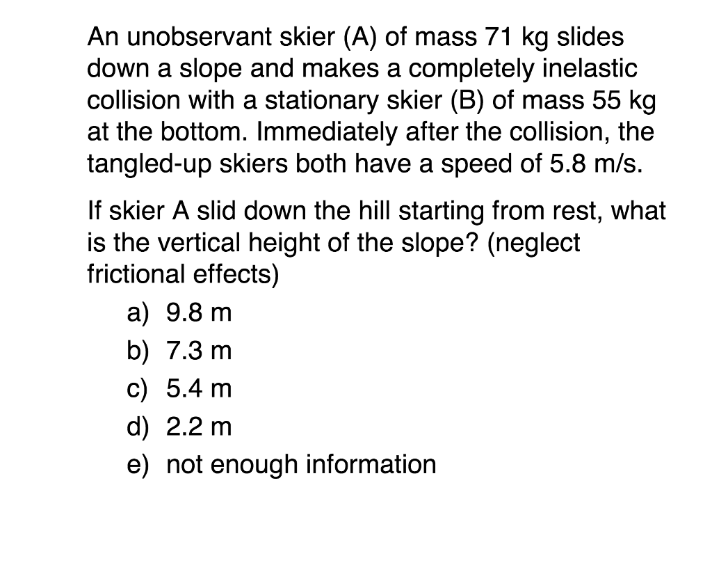 Solved An 79.5 kg skier is gliding on her waxed wood skis