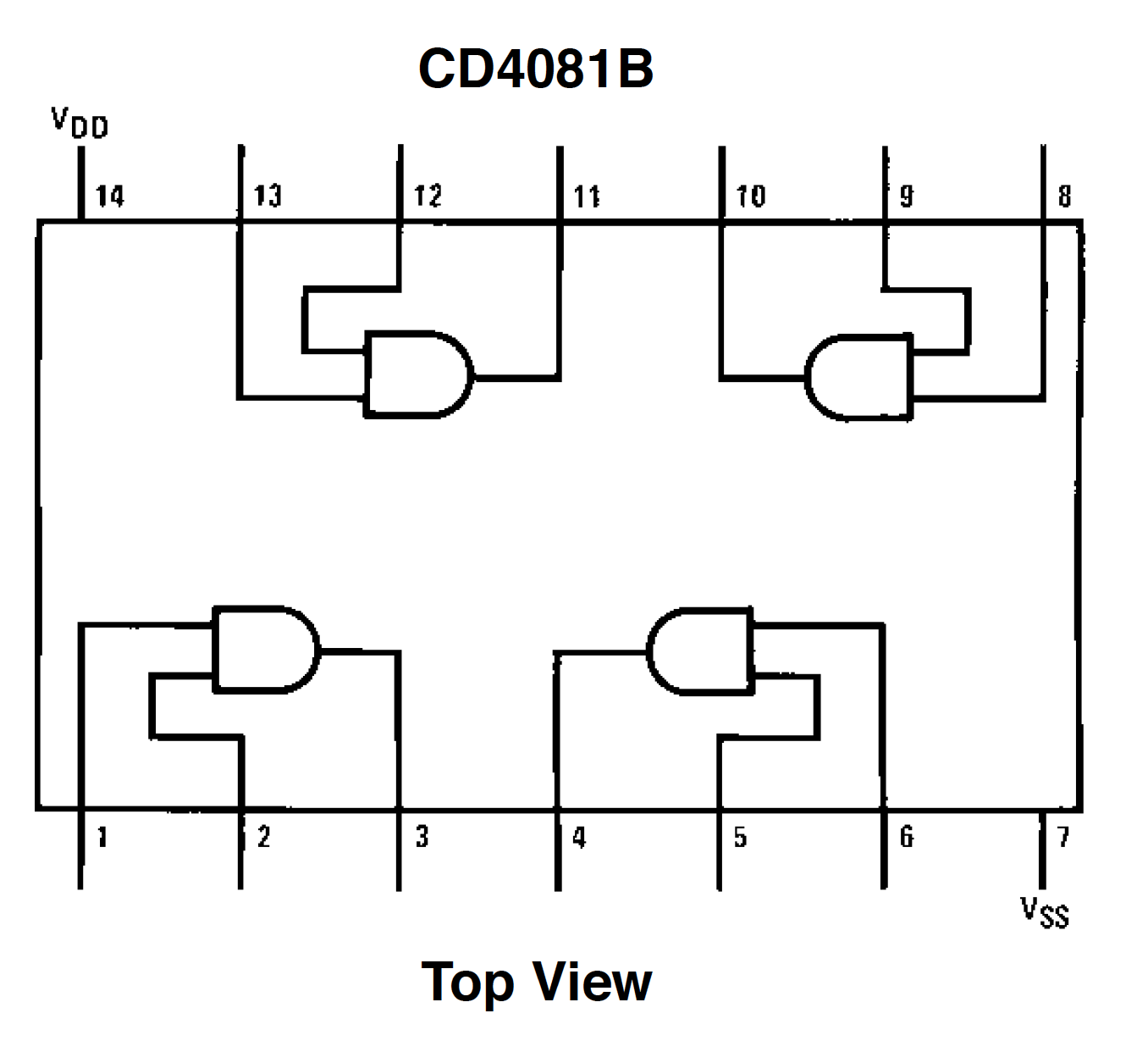 Cd4011 схема включения