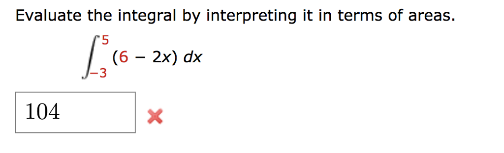 Solved Evaluate The Integral By Interpreting It In Terms