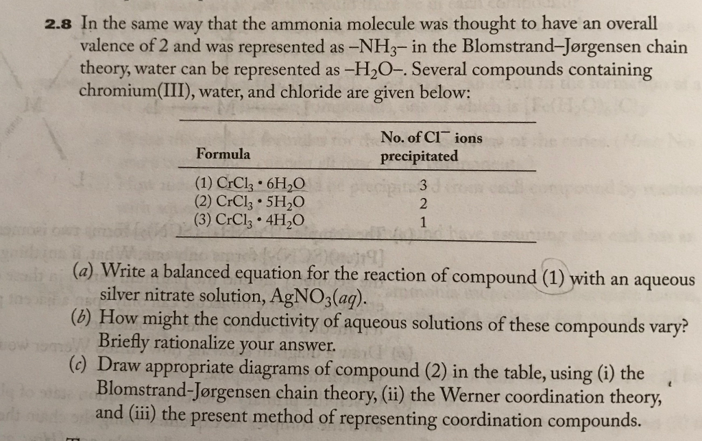 Solved 2.8 In The Same Way That The Ammonia Molecule Was