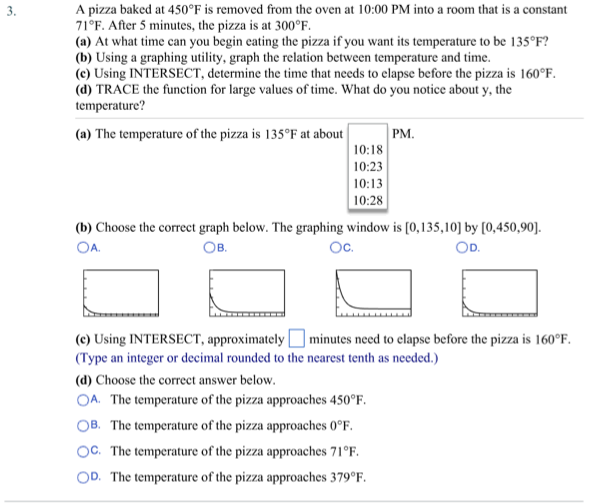 A Pizza Baked At 450degreef Is Removed From The Oven Chegg Com
