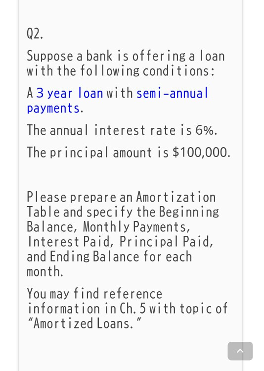 3 Year Loans >> Solved 02 Suppose A Bank Is Offering A Loan With The Fol 3 Year Loans >> Solved 02 Suppose A Bank Is Offering A Loan With The Fol