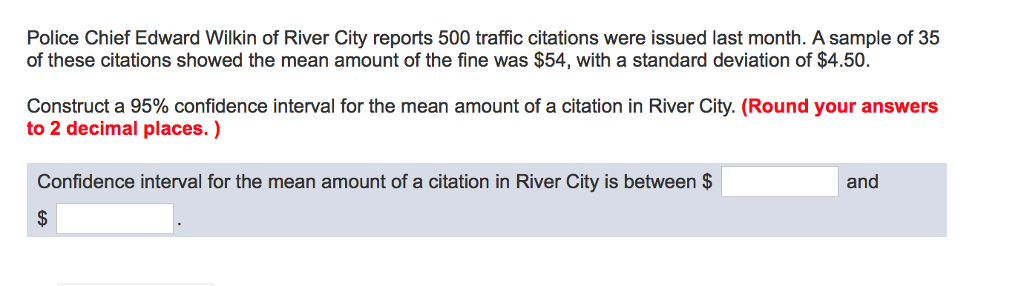 Solved Police Chief Edward Wilkin Of River City Reports 500 Chegg Com