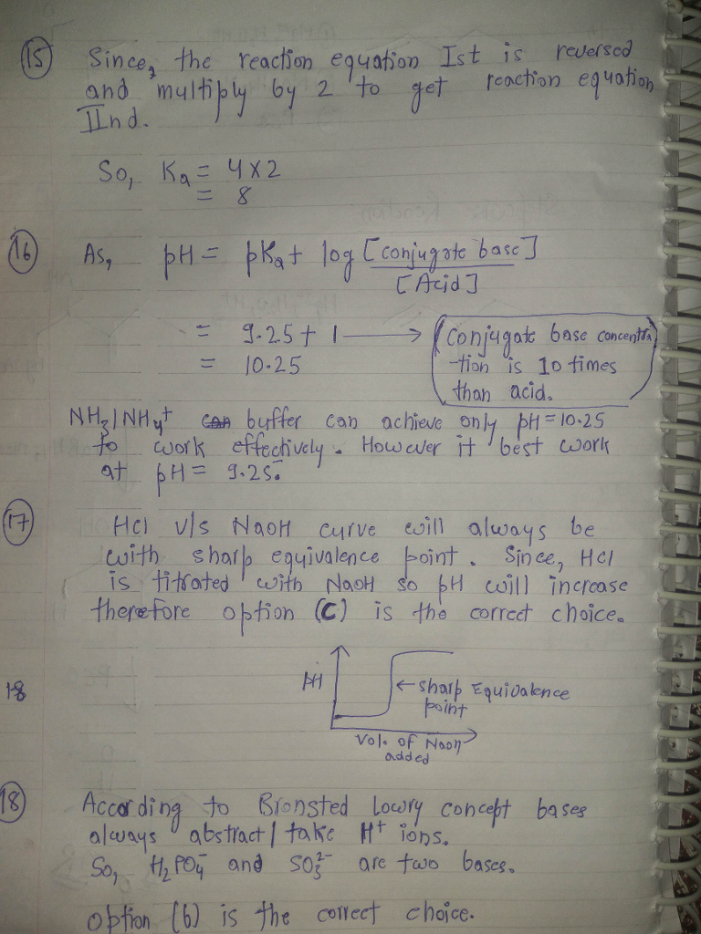 Question & Answer: City University of New York Department of Chemistry 15)If the equilibrium constant..... 1