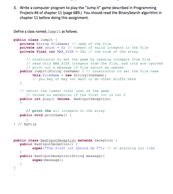 Simple Doodle Jump in Java Free Source Code