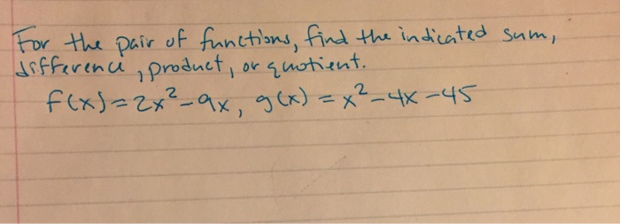 Solved T F X び2 Ax G X X2 4x 45 Chegg Com