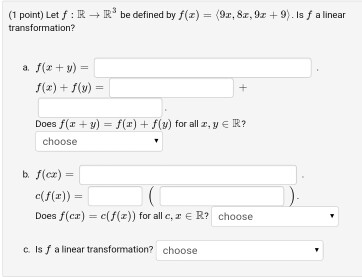 Solved Let F R Rightarrow R 3 Be Defined By F X Is F Chegg Com