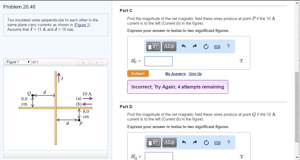 Two Insulated Wires Perpendicular To Each Other In Chegg 