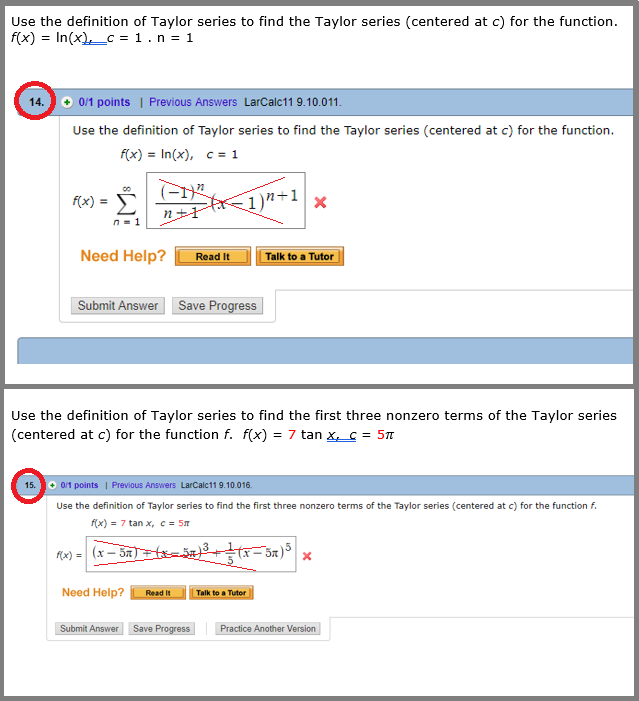 Solved Use The Definition Of Taylor Series To Find The Ta Chegg Com