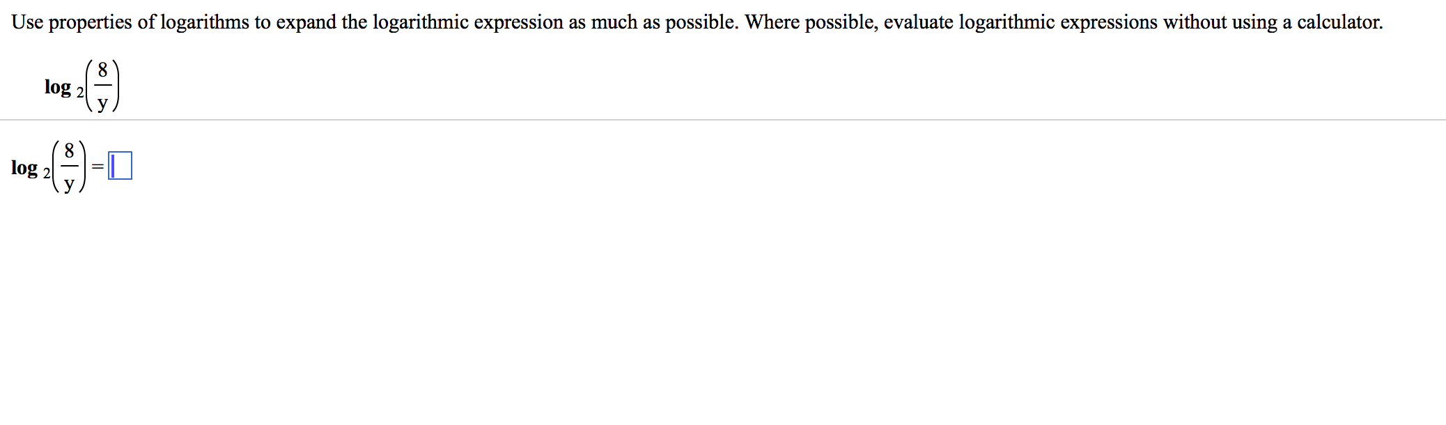 Expand Logarithmic Expression