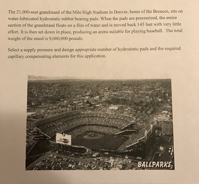 When the Broncos' Mile High Stadium floated on water