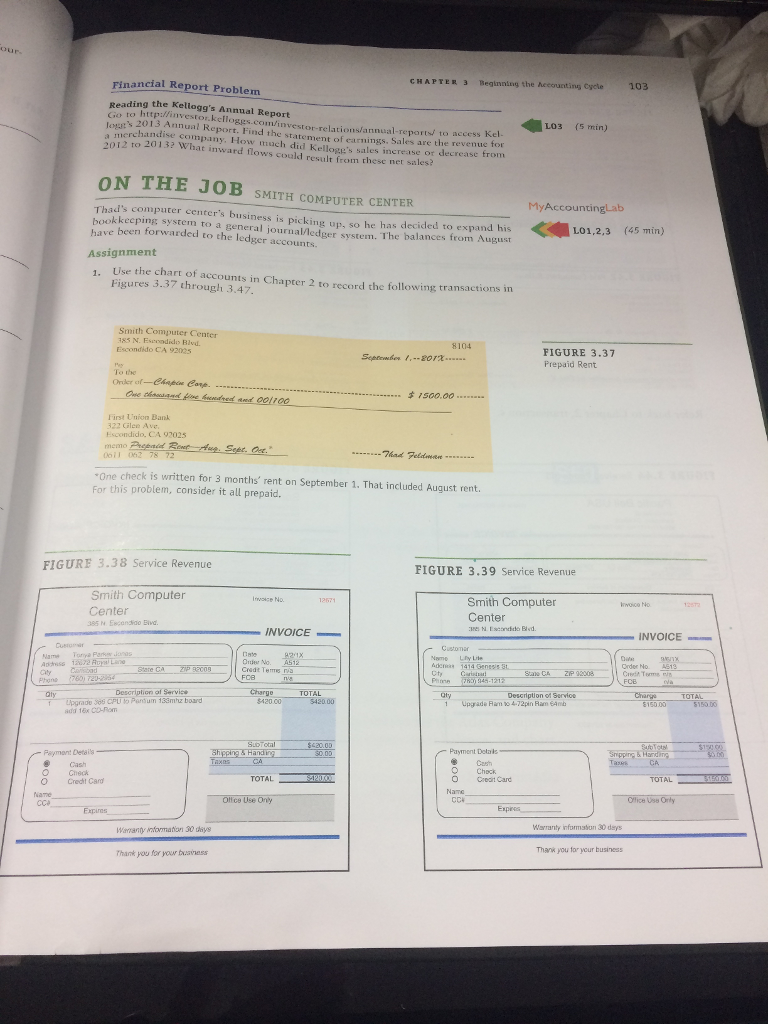 Finan CHAPTER The Heeounting 103 Cycle Beginning ... 3