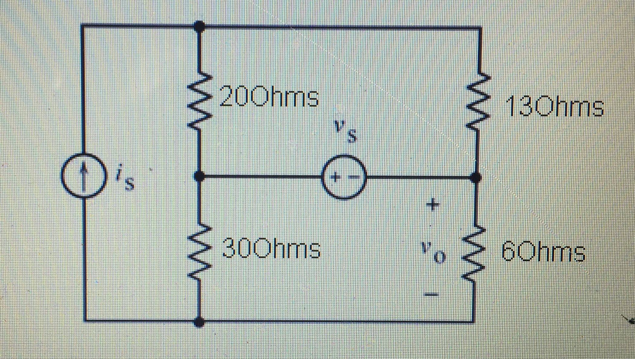 solved the inputs to this circuit are the current sourcequestion the inputs to this circuit are the current source current is and the voltage source voltage vs t
