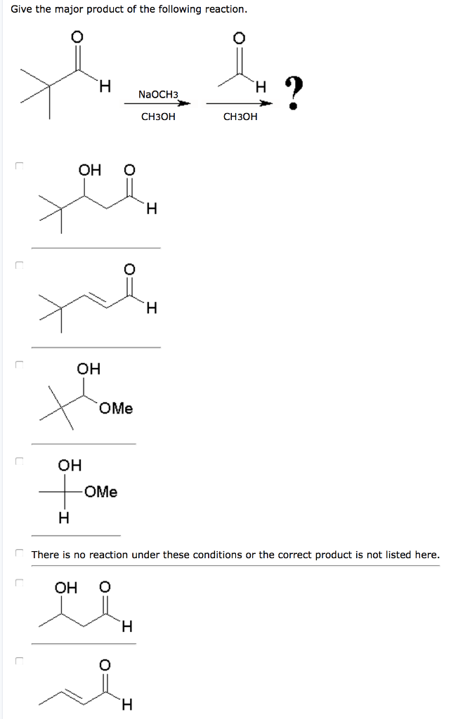 Solved Give The Major Product S Of The Following Reactio Chegg Com