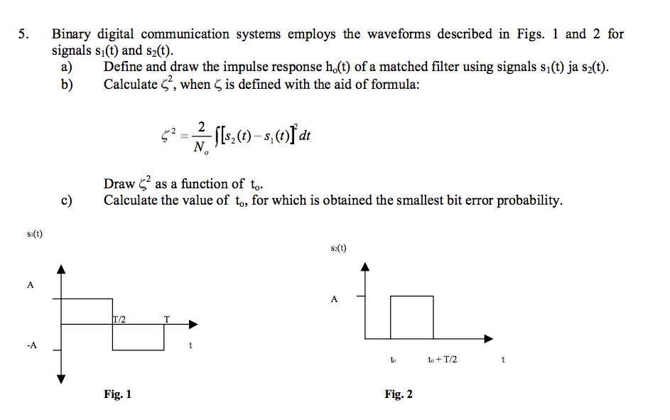 Binary digital signal definition free