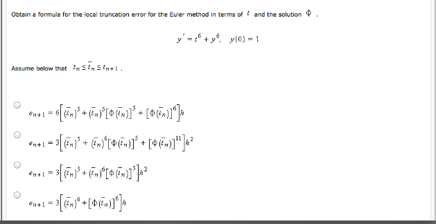 Truncation Error Calculator