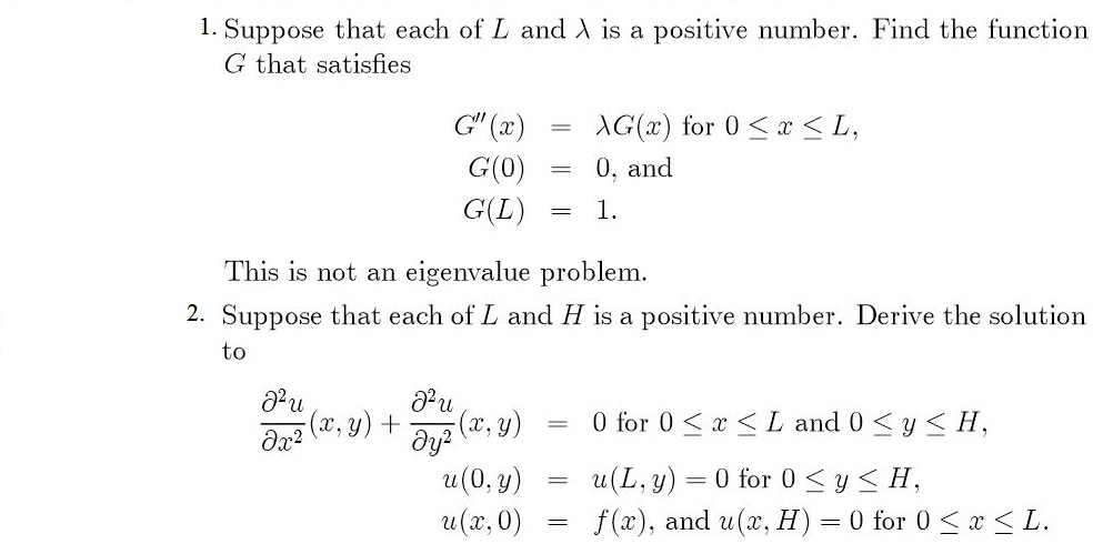 Solved Suppose That Each Of L And Lambda Is A Positive Nu Chegg Com