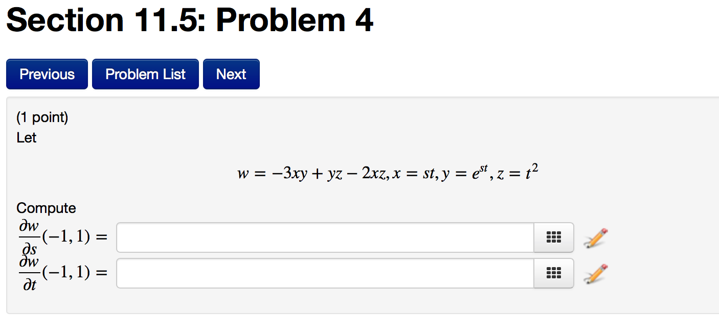 Solved 1 Point Let W 3xy Yz 2xz X St Y Est Z T2 W 3 X Chegg Com