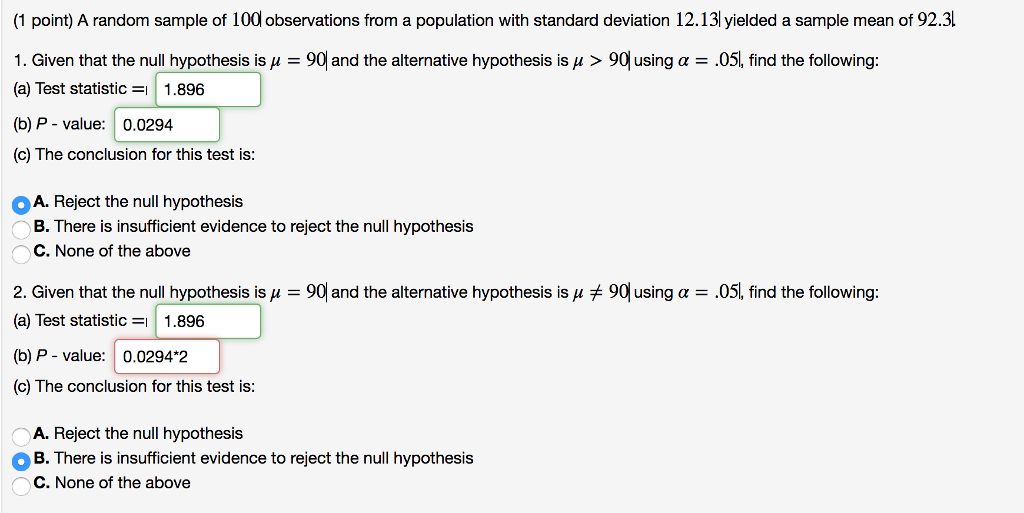 Solved A Random Sample Of 100i Observations From A Chegg Com