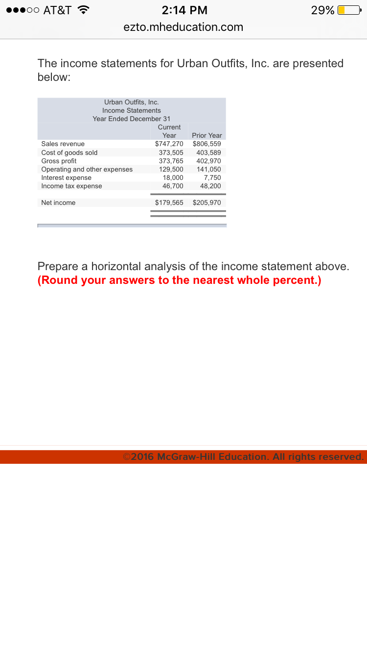 worksheet At&t Cost Basis Worksheet accounting archive march 04 2016 chegg com 214 pm ezto mheducation 00 att 29 the income