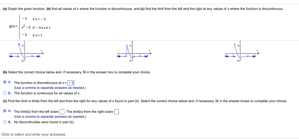 Solved Graph The Given Function B Find All Values Of X Chegg Com