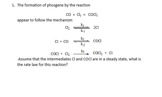 В реакции co cl2 cocl2. Co cl2 cocl2. Порядок реакции co cl2 cocl2. Co+cl2=cocl2 KP И Kc.