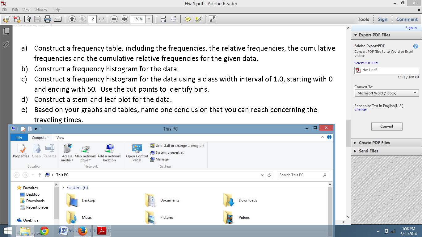 Relative frequency worksheet kuta image