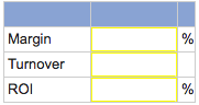 Margin turnover roi