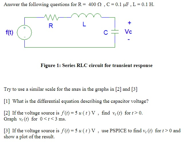 Solved Answer The Following Questions For R 400 W C Chegg Com