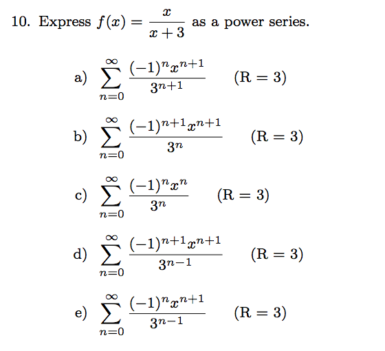 Solved Express F X X X 3 As A Power Series A Chegg Com