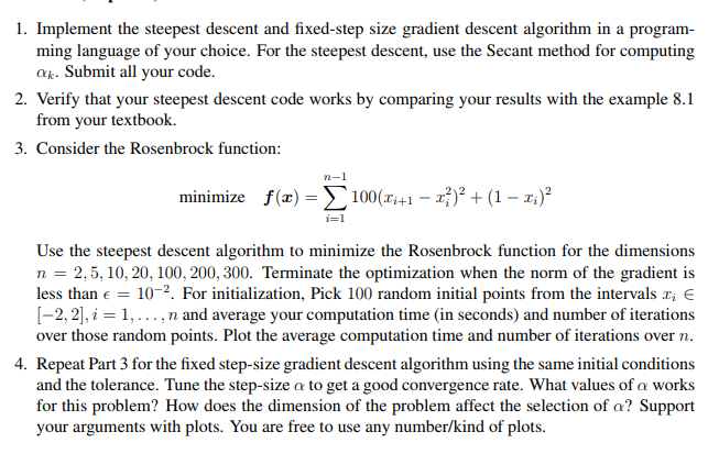 The Steepest Descent Algorithm. With an implementation in Rust., by  applied.math.coding